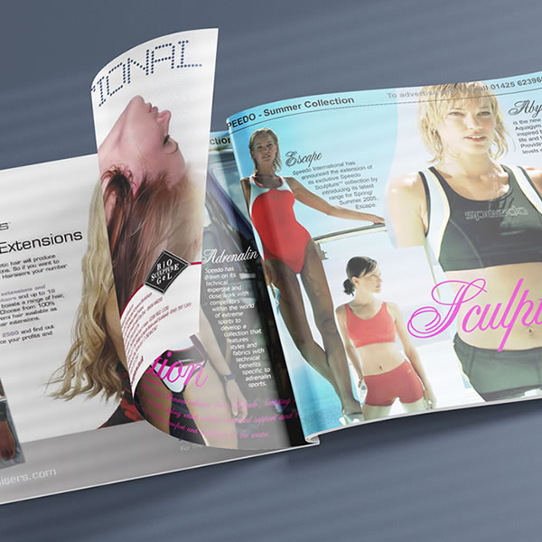 Inside pages of Creative Link magazine