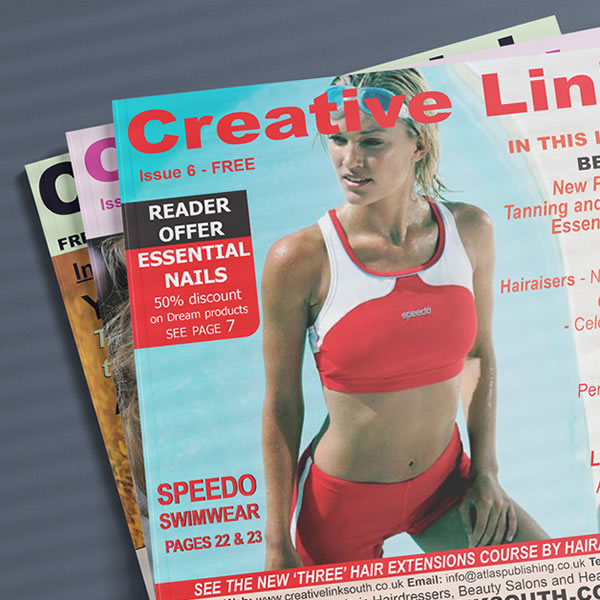 Piles of Creative Link magazine