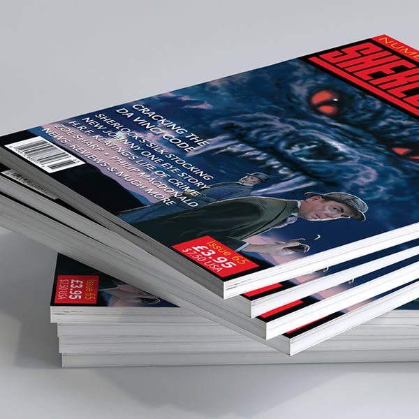 Stack of SHERLOCK magazine print issues
